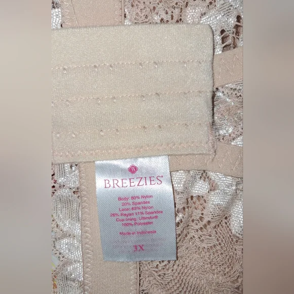 BREEZIES BRA Sz 3X New No Tags - Picture 6 of 9